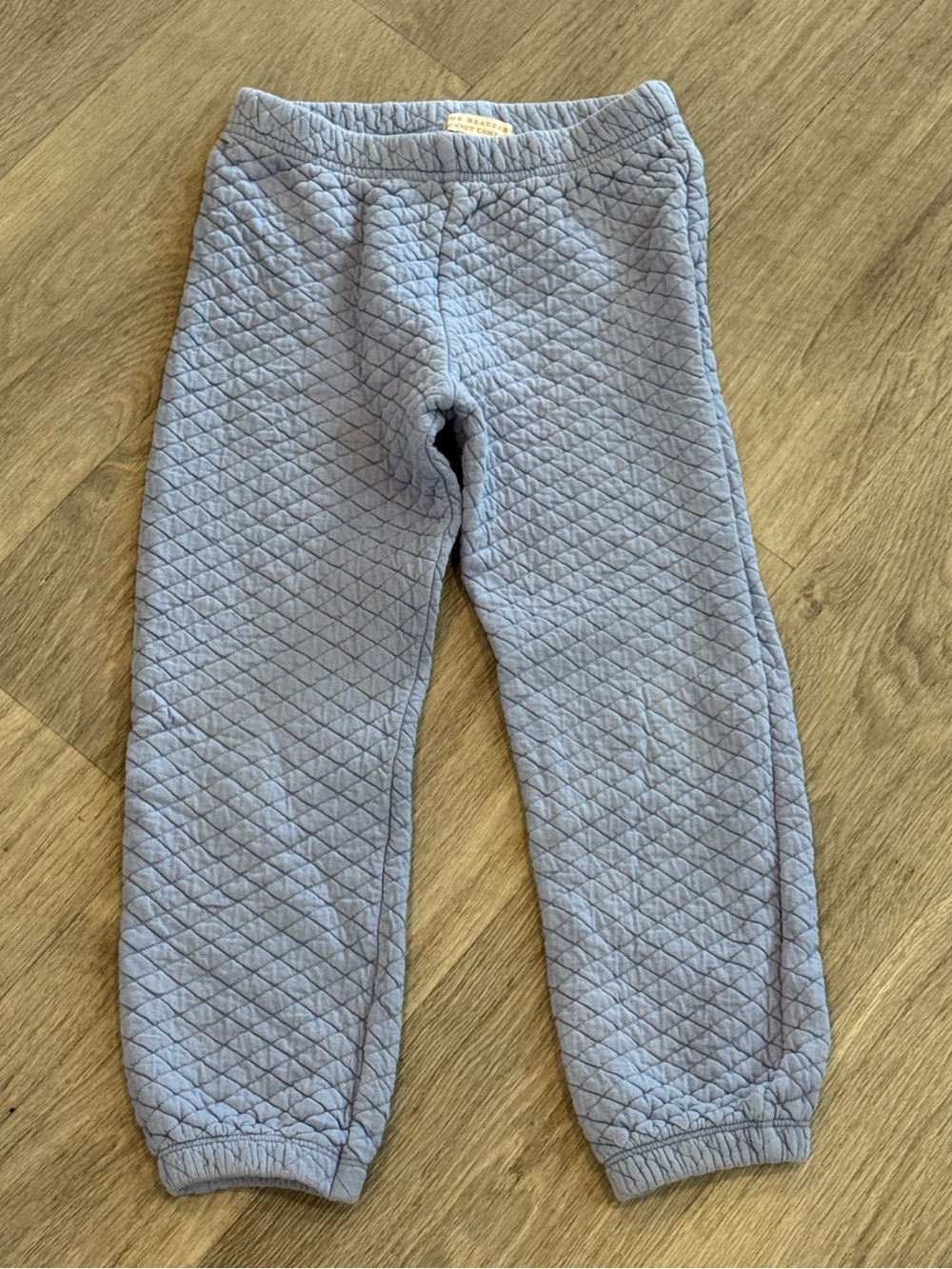 The Beaufort Bonnet Company Light Blue Quilted Waistband Pants